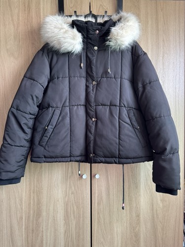 Topshop puffer jacket - topshop, fur