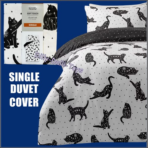 Black cat white celestial - black,