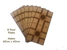 Warhammer Floor Plates:  Necromunda Laser Cut Terrain.  Necropolis