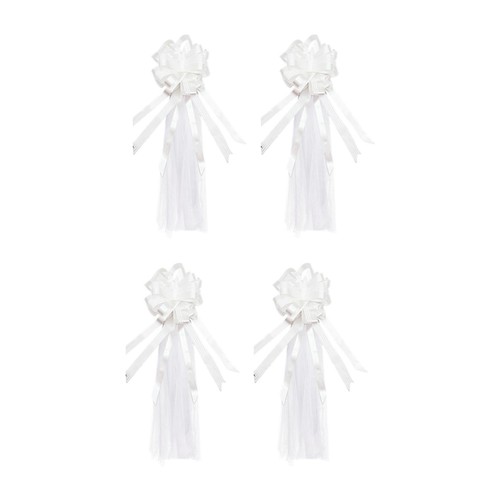 Wedding pew bow chair decor - wedding,