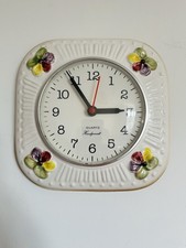 Vintage ceramic wall clock