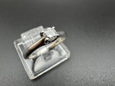 The Leo Diamond, Platinum 0.18ct Diamond Solitaire Ring
