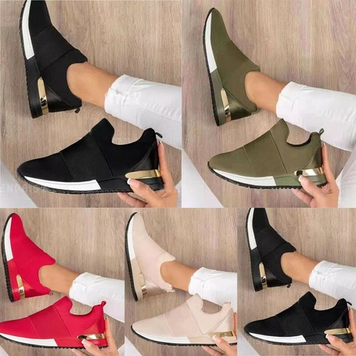 Ladies womens slip sock - on,