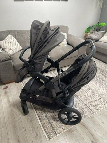Icandy orange double pram - double,