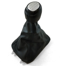 Gear Stick Shift Knob Gaiter Frame For SAAB 9-3 2003-2012 5 Speed Manual Black