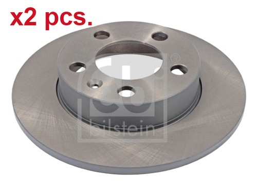Pcs rear brake disc - rear,