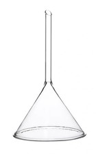 Glass funnel, long stem 150mm