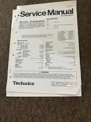 Panasonic technics eh760 - technics, sa-eh760