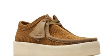 Clarks Originals Mens BNIB Shoes WALLABEE CUP Tan Cord Various Sizes