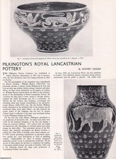 PILKINGTON'S ROYAL LANCASTRIAN POTTERY. AN ORIGINAL ARTICLE FROM APOLLO, INTERNA