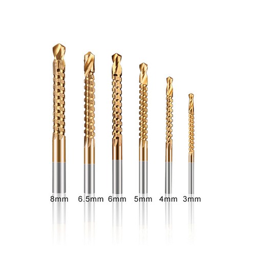 6pcs titanium coated - titanium,