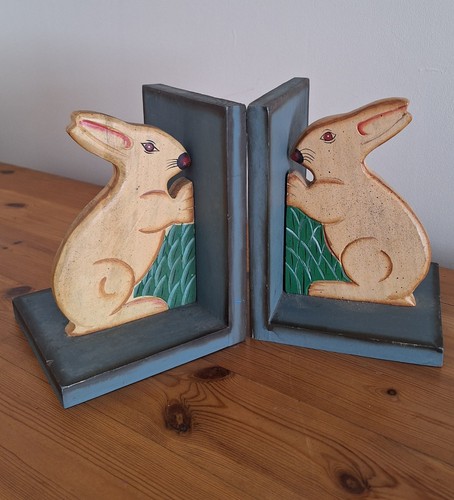 Handmade wooden rabbit - handmade,