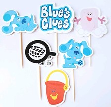 Blue's Clues cupcake toppers