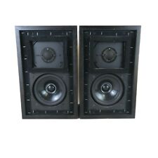BBC Rogers LS3/5a stereo speakers in black with XLR inputs