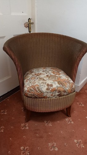Lloyd loom style chair with - lloyd,
