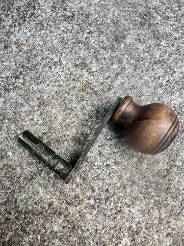 Clock winding key - clock, mantel