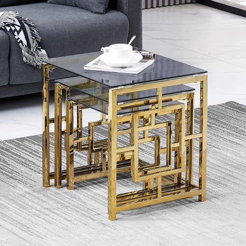 3pcs nesting table sets - table,