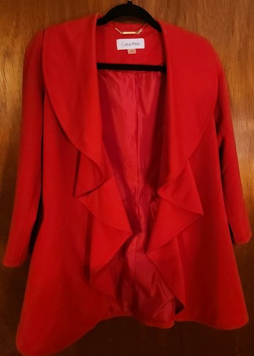 Calvin klein red open front - calvin,