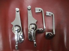 Jaguar Mk2 240 340 Daimler V8250 S-type rear quarterlight catches rechromed pair