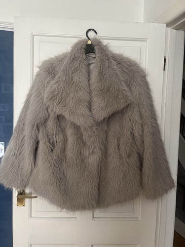 New beige faux - new, jacket