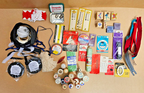 Vintage haberdashery job lot - vintage,