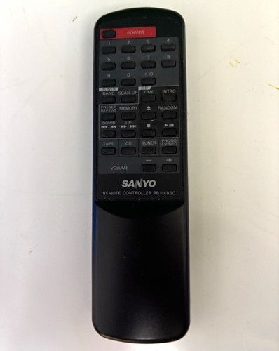 Sanyo remote control - sanyo,