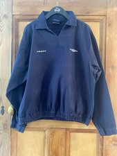 VTG navy blue Umbro drill top