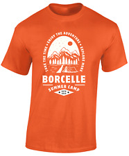 ENJOY THE ADVENTURE BORCELLE MENS T SHIRT CAMPING CAMPER VAN COOL TOP