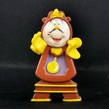 Disney Cogsworth Beauty Beast Figurine Cake Topper Clock Mini PVC Figure Toy 