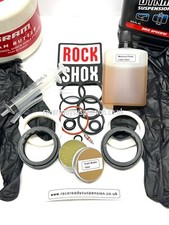 Rockshox Zeb Service Kit with Wipers, Maxima Light, Sram Butter, Air Seals A1 A2