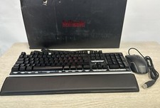 RedThunder K10 Gaming Keyboard and Mouse Combo LED Backlit Black