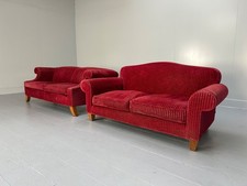 PAIR OF LINLEY SCROLL-ARM