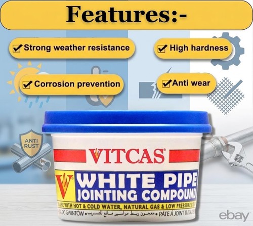 Vitcas white pipe jointing - pipe,