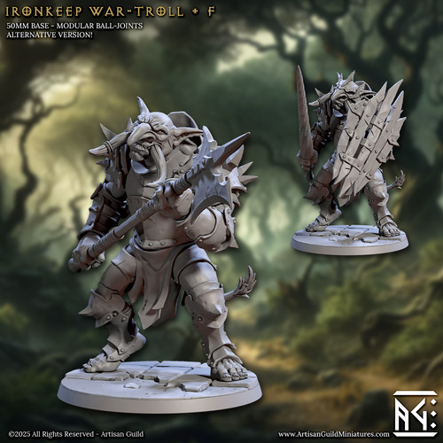 Ironkeep war troll lancer - ironkeep,