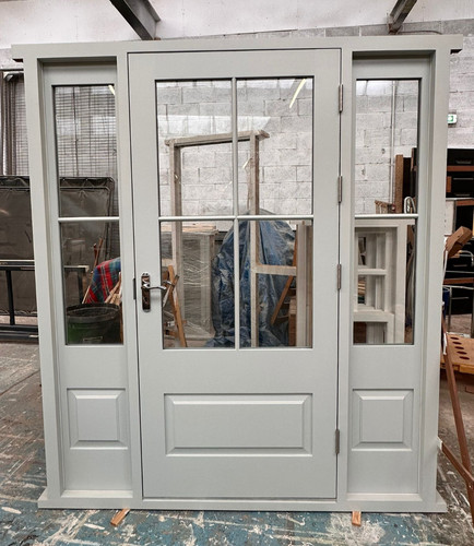 Bespoke hardwood timber front - hardwood,