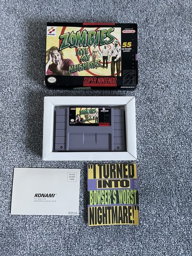 Snes super nintendo zombies - -,