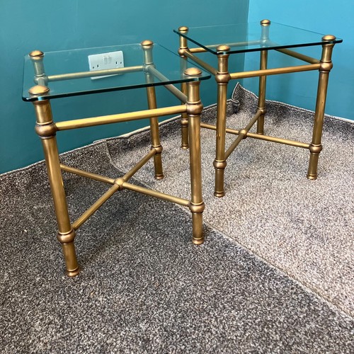 Pair italian brass and - of,