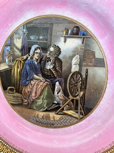 Antique prattware plate - antique,