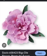 Sizzix 658423 Bigz Die Flower, Peony by Susan Tierney-Cockburn Flower Rare