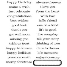 Tim Holtz Cling Rubber Stamps