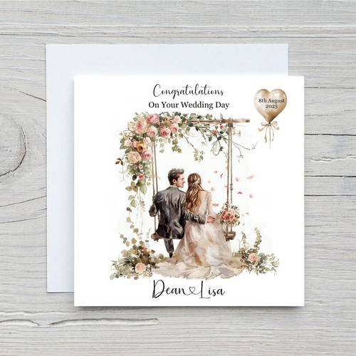 Personalised wedding day - personalised,