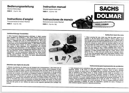 Sachs dolmar chainsaw - sachs,