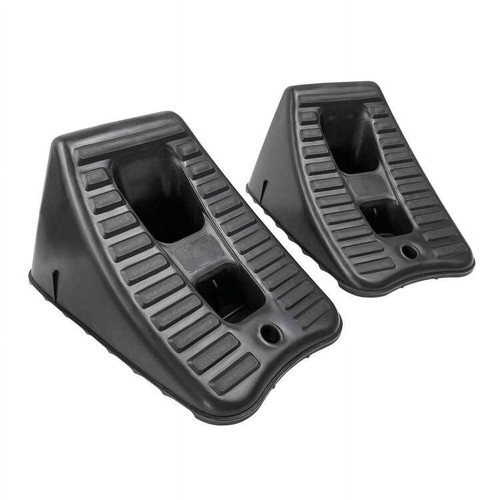Plastic wheel chock 2pack - plastic,