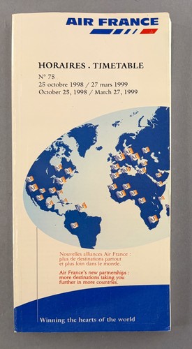 Air france airline timetable - air,