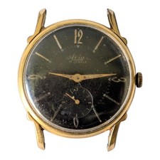 Mens Avia Vintage Watch Gold