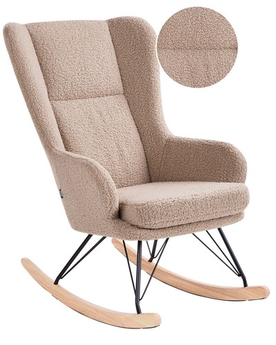 Rocking chair luoma boucle - rocking,
