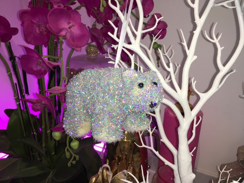 Polar bear ornament bauble for - bear,