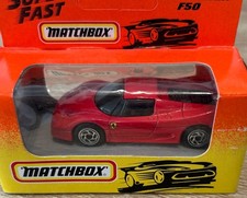 Matchbox Super Fast 21 Ferrari F50 Red Diecast Car Excellent Condition 1:64