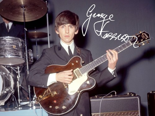 George harrison signed - george,