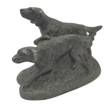 Vintage Metal Hunting Dogs